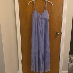 Abercrombie & Fitch Blue Maxi Dress Size Small